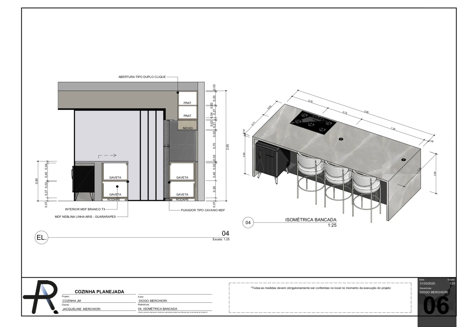 Detalhes de mobiliário