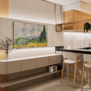Projeto de Interiores Cozinha e Sala para Eneida